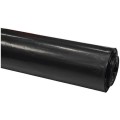 C & L QBFBM620035 - 6m x 35m x 200um Medium Impact Black Polythene Builders Film